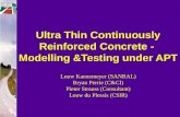 Ultra Thin Continuously Reinforced Concrete -  Modelling &Testing under APT
