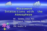 Microwave Interactions with  the Atmosphere