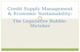 Credit Supply Management & Economic Sustainability: