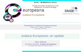 Judaica Europeana: an update