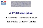 Electronic Documents Server for Public Calls for Tender