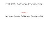 ITSE 205: Software Engineering