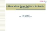 Is There a Real Estate Bubble in the Czech Republic?