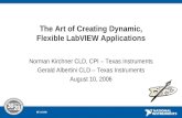 The Art of Creating Dynamic, Flexible LabVIEW Applications