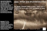 Aim : What are thunderstorms?