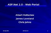 ASP.Net 2.0 - Web Portal
