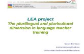 LEA project The plurilingual and pluricultural dimension in language teacher training