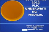 CORPLAN for 2012 FLIC UNDERWRITING – MEDICAL