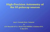 High-Precision Astrometry of the S5 polarcap sources