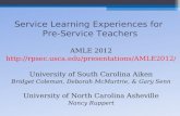 Service Learning Experiences for  Pre-Service Teachers