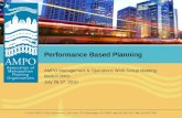 Performance Based Planning