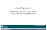 Sustainability Education What is sustainability?  Sustainability and student learning