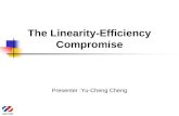 The Linearity-Efficiency Compromise