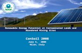 Renewable Energy Potential at Contaminated Lands and Abandoned Mining Sites