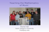 Teaching the Mathematics of Music