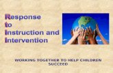 WORKING TOGETHER TO HELP CHILDREN SUCCEED