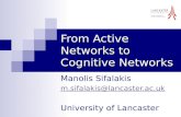 From Active Networks to Cognitive Networks