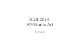8.28.2014  AP/Studio Art