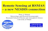 Remote Sensing at RSMAS – a new NESDIS connection