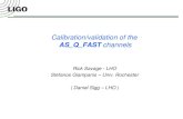 Calibration/validation of the AS_Q_FAST  channels