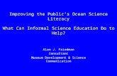 Improving the Public’s Ocean Science Literacy What Can Informal Science Education Do to Help?