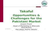 Takaful Opportunities & Challenges for the Pakistani Market Azeem Pirani