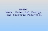 W03D2 Work, Potential Energy  and Electric Potential