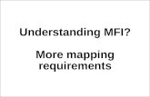 Understanding MFI? More mapping requirements