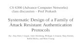 CS 6390 (Advance Computer Networks) class discussion – Prof Prakash