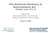 The American Recovery & Reinvestment Act  (Public Law 111-5)