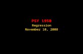 PSY 1950 Regression November 10, 2008
