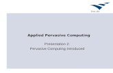 Applied Pervasive Computing