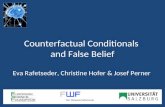 Counterfactual Conditionals  and False Belief