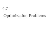 4.7   Optimization Problems