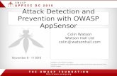 Attack Detection and Prevention with OWASP AppSensor