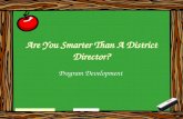 Are You Smarter Than A District Director?