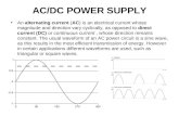 AC/DC POWER SUPPLY