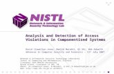 Analysis and Detection of Access Violations in Componentised Systems