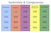 Symmetry & Congruence