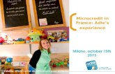 Microcredit in France: Adie ’ s experience