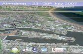 Aberdeen – 23 rd -28 th  July 2007