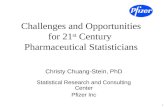 Challenges and Opportunities for 21 st  Century  Pharmaceutical Statisticians