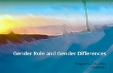 Gender Role and Gender Differences