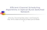 Efficient Channel Scheduling Algorithms in Optical Burst Switched Network
