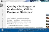 Quality Challenges in Modernising Official Business Statistics