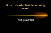 Brown dwarfs: Not the missing mass
