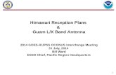 Himawari Reception Plans  &  Guam L/X Band Antenna