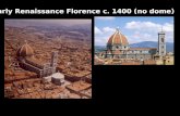 Early Renaissance Florence c. 1400 (no dome)