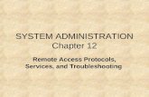 SYSTEM ADMINISTRATION Chapter 12