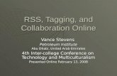 RSS, Tagging, and Collaboration Online